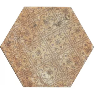Керамогранит Monopole Pompeia Decor Marron MNP000011, 0.92 м2, 24х20 см