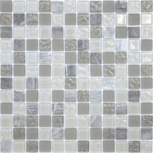 Мозаика из стекла и натурального камня LeeDo Ceramica Sitka серый 29,8x29,8 см