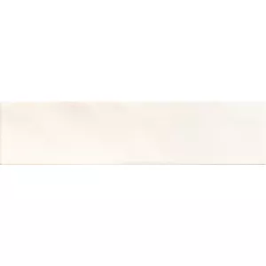 Настенная керамическая плитка Natucer Evoke Clear глазурованный матовый белый 6.5x26 см