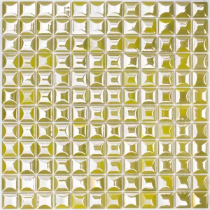 Стеклянная мозаика Vidrepur Edna Green 31,7х31,7 см