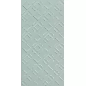 Плитка настенная Marca Corona Victoria Turquoise Art Rett F904 80х40 см