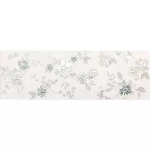 Плитка настенная Fap Ceramiche Deco&More Flower White fRGH 75х25 см