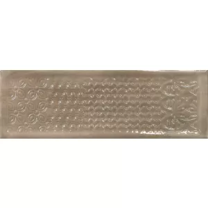 Керамическая плитка Cifre Rev. Decor titan vison коричневый 10х30,5 см