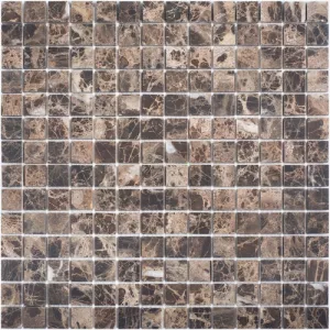 Мозаика Starmosaic Dark Emperador Matt нат. мрамор коричневый 30,5x30,5 см