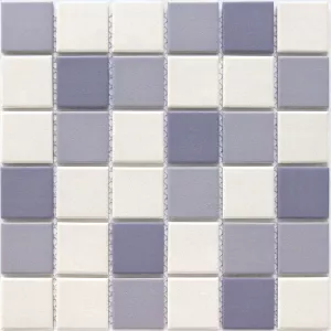 Керамогранитная мозаика LeeDo Ceramica Aquario сиренево-белый 30,6x30,6 см