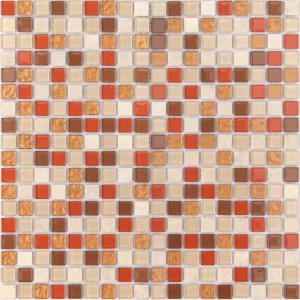 Мозаика из стекла и натурального камня Caramelle Mosaic Istanbul многоцветный 30,5x30,5 см