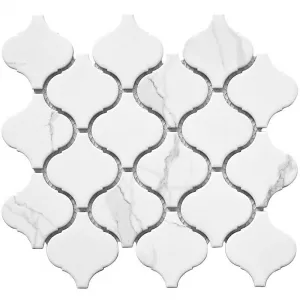 Керамическая мозаика Starmosaic Latern Carrara Matt белый 28,0х24,6 см