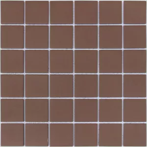 Керамогранитная мозаика LeeDo Ceramica Nana bruna красно-коричневый 30,6x30,6 см