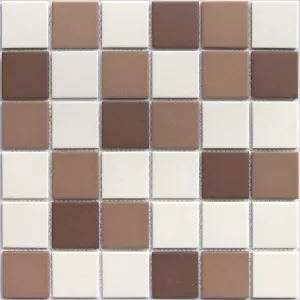 Керамогранитная мозаика LeeDo Ceramica Marte бело-коричневый 30,6x30,6 см