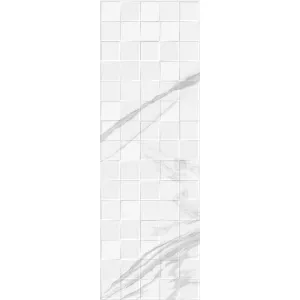 Плитка настенная Eurotile Ceramica Insomnia рельеф 682 IMD1WT 89,5х29,5 см