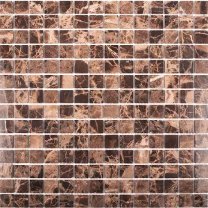 Мозаика Starmosaic Dark Emperador Polished нат. мрамор коричневый 30,5х30,5 см