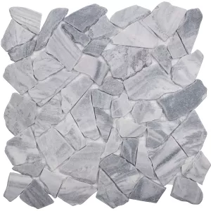 Мозаика Starmosaic Split Grey Matt нат. мрамор серый 30,5х30,5 см