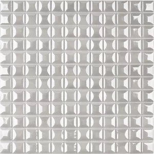 Стеклянная мозаика Vidrepur Edna White 31,7х31,7 см