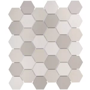 Противоскользящая мозаика Starmosaic Hexagon Small LB Mix Antislip 32,5х28,2 см