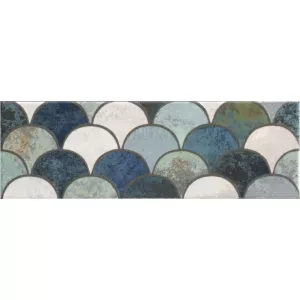 Плитка настенная Mainzu Escama Blu PT03240 многоцветный 30х10 см
