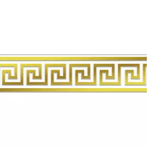 Бордюр Eurotile Ceramica Marbelia золото 14 29,5х7,5 см