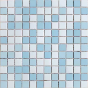 Керамическая мозаика LeeDo Ceramica Uranio бело-голубой 30x30 см