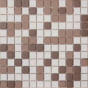 Керамическая мозаика LeeDo Ceramica Marte бело-коричневый 30x30 см