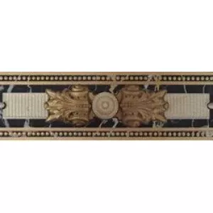 Керамическая плитка Kerlife Cen. Medici marfil бежево-черный 8х25 см