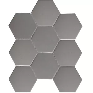Керамическая мозаика Starmosaic Hexagon Big Grey Matt 29,5х25,6 см