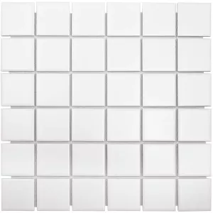 Керамическая мозаика Starmosaic White Matt 30,6х30,6 см
